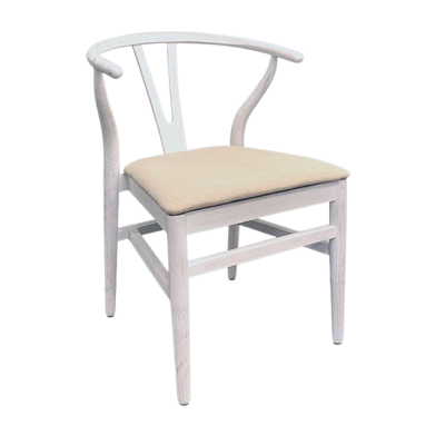 Wishbone Chair-Whitewashed